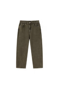 STRAIGHT-LEG GREEN JEANS