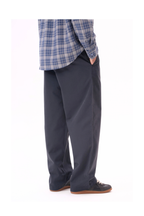 STRAIGHT-LEG COTTON TROUSERS