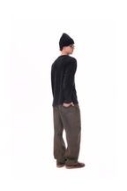 STRAIGHT-LEG GREEN JEANS