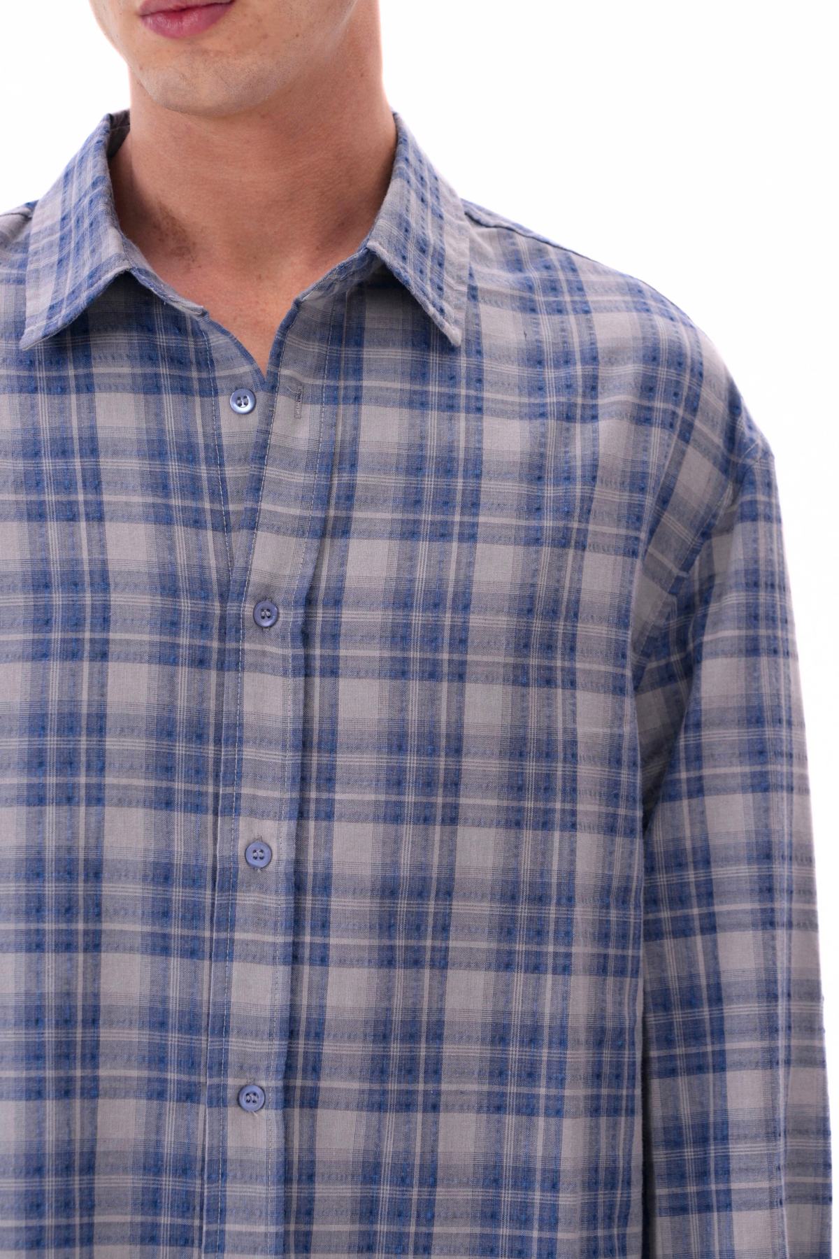 PLAID BUTTON DOWN