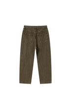 STRAIGHT-LEG GREEN JEANS