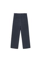 STRAIGHT-LEG COTTON TROUSERS