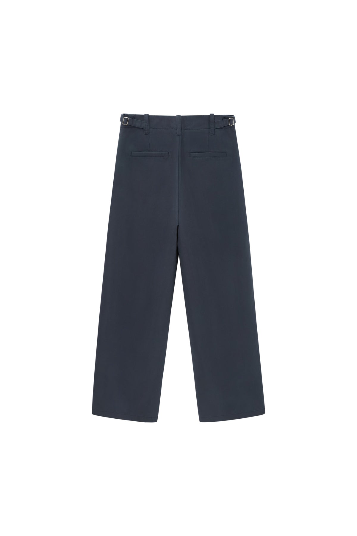 STRAIGHT-LEG COTTON TROUSERS